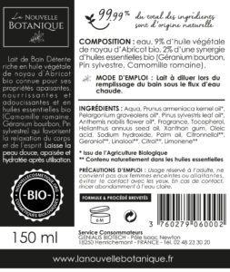 La-Nouvelle-Botanique_Hydrolatherapie_Cosmetique-Bio_Lait-de-bain-DETENTE-aux-huiles-essentielles-Bio_huile-végétale-noyau-abricot